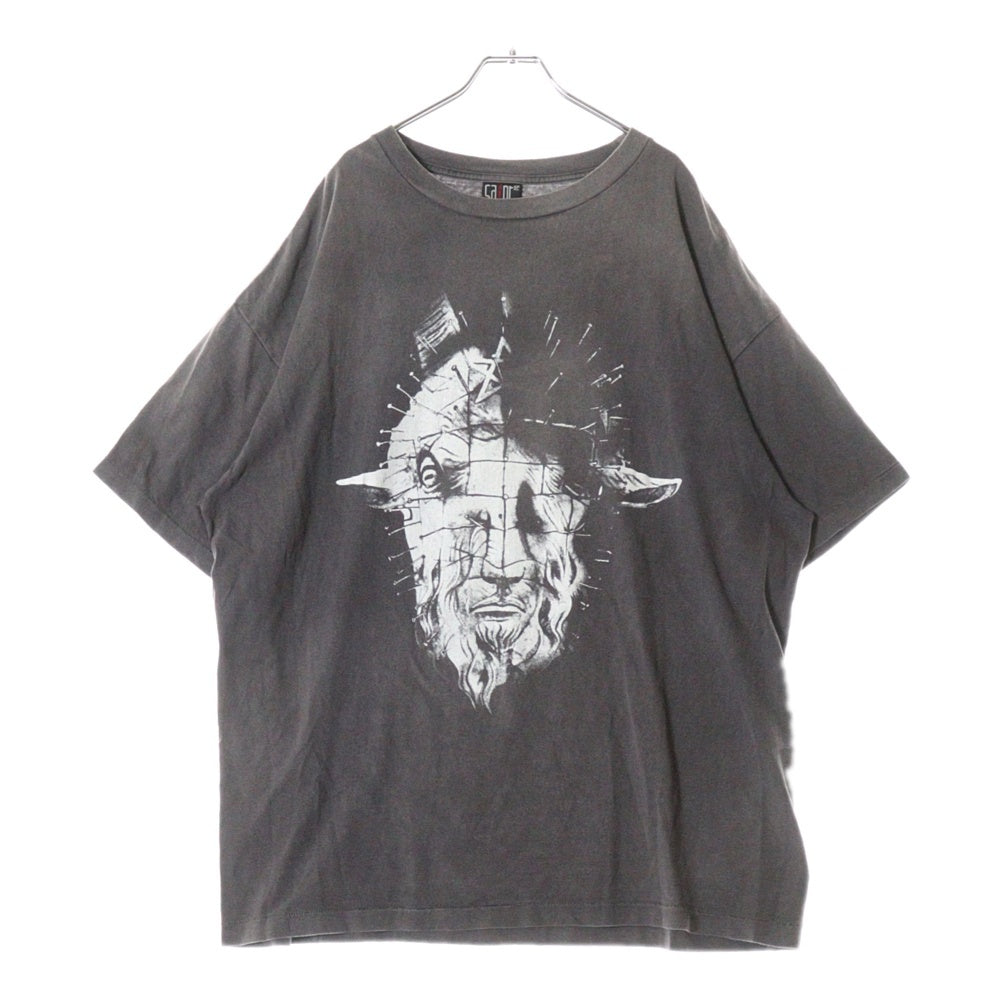 SAINT MICHAEL(セントマイケル) 22SS Go To Hell ゴートゥーヘルTシャツ 半袖カットソー プリント SM-S22-0000-020 グレー