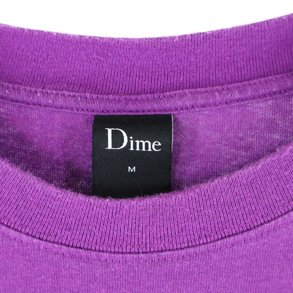Dime(ダイム) GLORY CHALLENGE フロントプリント半袖Tシャツ パープル