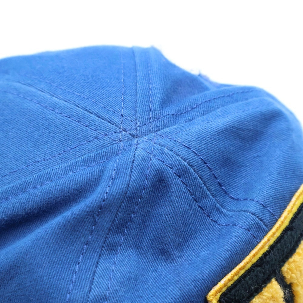 OFF-WHITE(オフホワイト) フロントロゴワッペン付きキャップ 帽子 ブルー