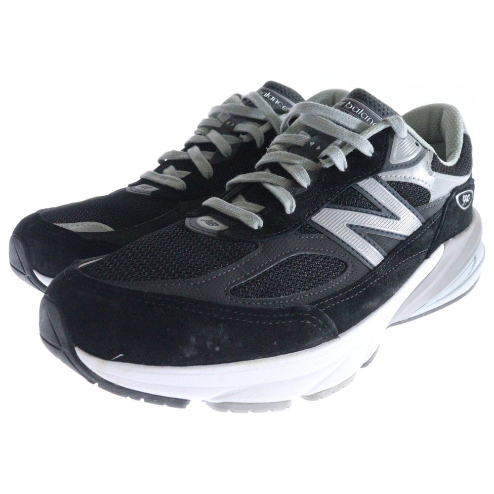 New Balance(ニューバランス) M990BK6 990 V6 スウェード ローカットスニーカー ブラック/グレー US11.5/29.5cm