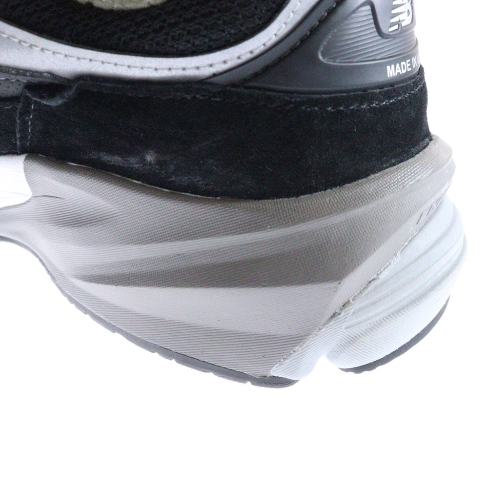 New Balance(ニューバランス) M990BK6 990 V6 スウェード ローカットスニーカー ブラック/グレー US11.5/29.5cm