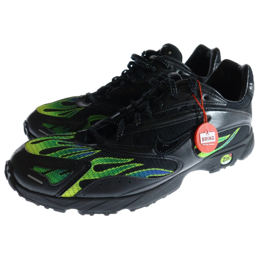 NIKE(ナイキ) 18SS ×SUPREME ZOOM STREAK SPECTRUM PLUS AQ1279-001 シュプリーム ズームストリークスペクトラム プラス ローカットスニーカー ファイヤーパターン