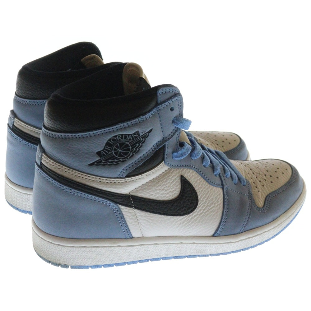 NIKE(ナイキ) AIR JORDAN 1 RETRO HIGH OG UNIVERCITY BLUE 555088-134 エアジョーダン1 ユニバーシティーブルー ハイカットスニーカー ブルー/ホワイト US10/28cm