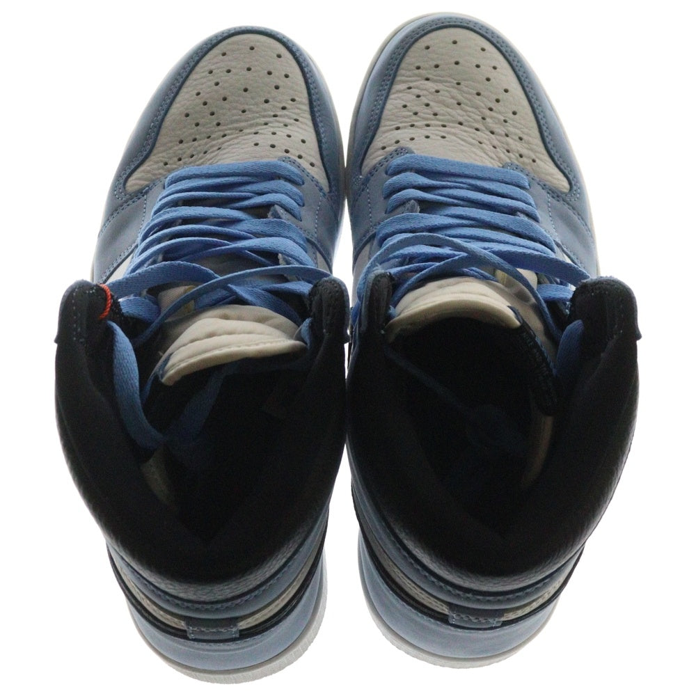 NIKE(ナイキ) AIR JORDAN 1 RETRO HIGH OG UNIVERCITY BLUE 555088-134 エアジョーダン1 ユニバーシティーブルー ハイカットスニーカー ブルー/ホワイト US10/28cm