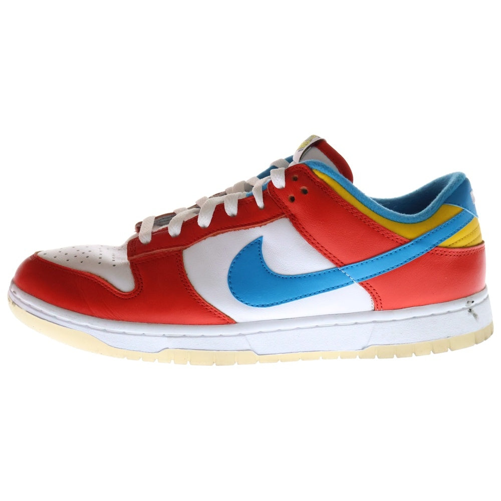 NIKE(ナイキ) ×FRUITY PEBBLES DUNK LOW QS LEBRON DH8009-600 ×フルーティーペブルス ダンクロー レブロンジェームズ ローカットスニーカー US10/28cm