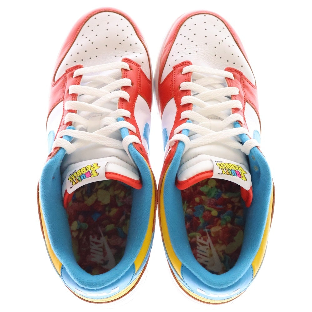 NIKE(ナイキ) ×FRUITY PEBBLES DUNK LOW QS LEBRON DH8009-600 ×フルーティーペブルス ダンクロー レブロンジェームズ ローカットスニーカー US10/28cm