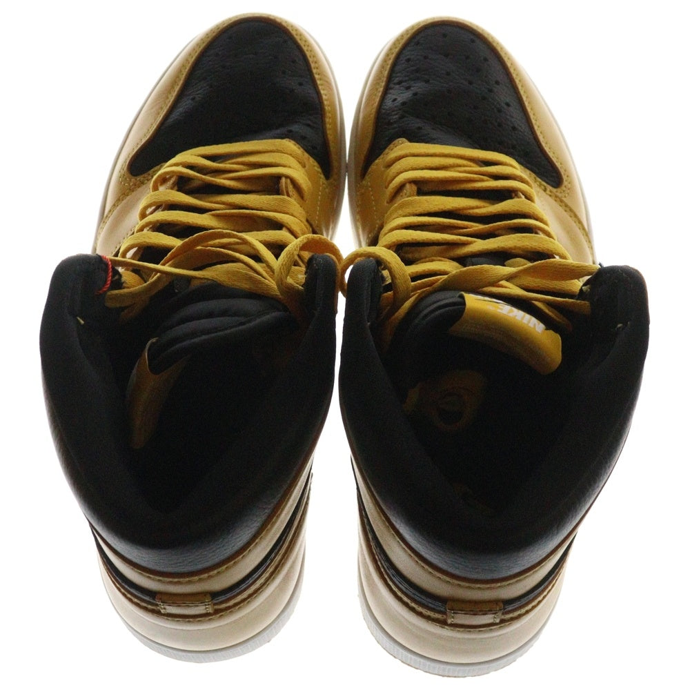 NIKE(ナイキ) AIR JORDAN1 RETRO HIGH OG POLLEN 555088-701 エアジョーダン 1 レトロ パラン ハイカットスニーカー ブラック/イエロー US10/28.0cm