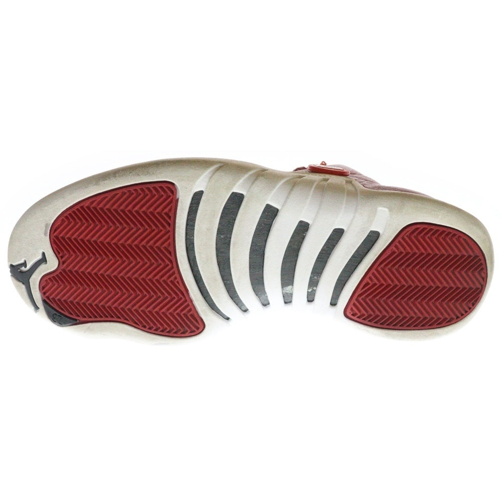 NIKE(ナイキ) AIR JORDAN 12 RETRO 130690-600 エアジョーダン ハイカットスニーカー ホワイト/レッド US10.5/28.5cm
