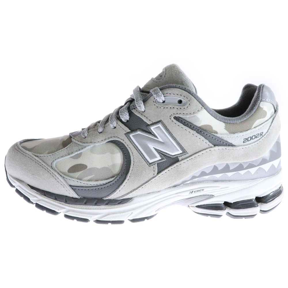 New Balance(ニューバランス) ×A BATHING APE?# 2002R M2002RBG アベイシングエイプ ローカットスニーカー US9.5/27.5cm グレー