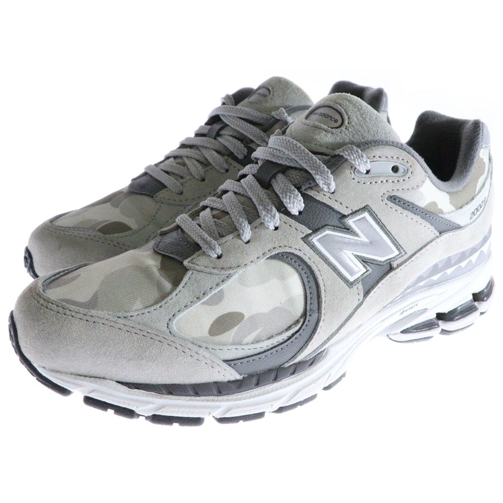 New Balance(ニューバランス) ×A BATHING APE?# 2002R M2002RBG アベイシングエイプ ローカットスニーカー US9.5/27.5cm グレー