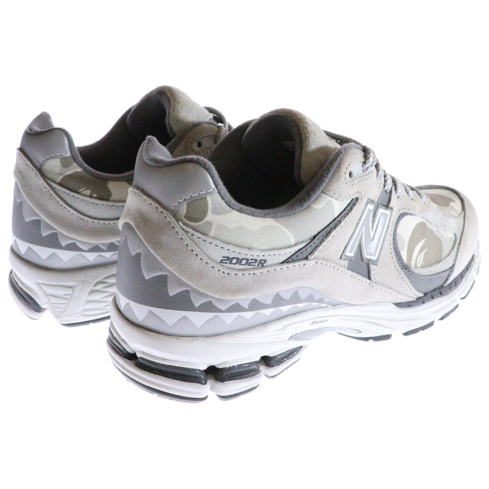 New Balance(ニューバランス) ×A BATHING APE?# 2002R M2002RBG アベイシングエイプ ローカットスニーカー US9.5/27.5cm グレー