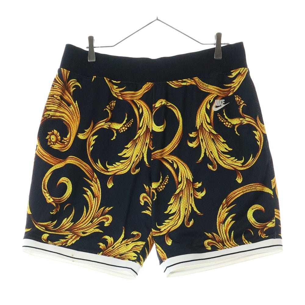 SUPREME(シュプリーム) 14SS×NIKE Basketball Short ナイキ バスケットボールショーツ 648794-010 ブラック/ゴールド