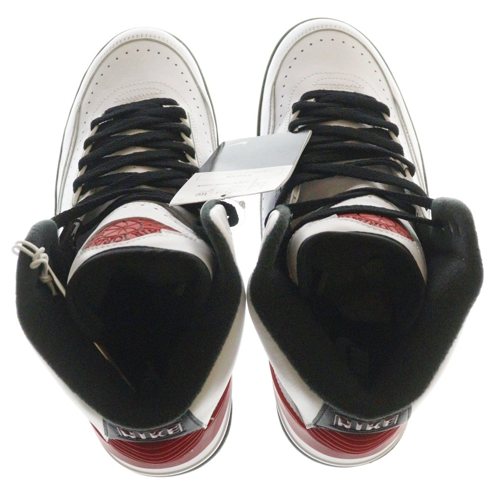 NIKE(ナイキ) AIR JORDAN 2 OG CHICAGO 2022 DX2454-106 エアジョーダン2 OG シカゴ ハイカットスニーカー ホワイト/レッド US10.5/28.5cm