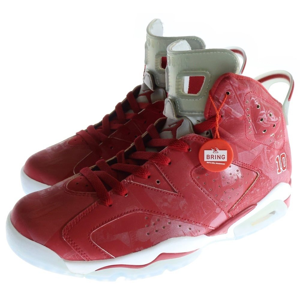 NIKE(ナイキ) ×SLAM DUNK AIR JORDAN 6 RETRO スラムダンク エアジョーダン6 ハイカットスニーカー レッド US10.5/28.5cm717302-600