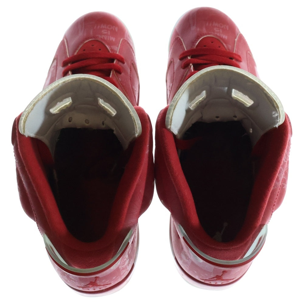 NIKE(ナイキ) ×SLAM DUNK AIR JORDAN 6 RETRO スラムダンク エアジョーダン6 ハイカットスニーカー レッド US10.5/28.5cm717302-600