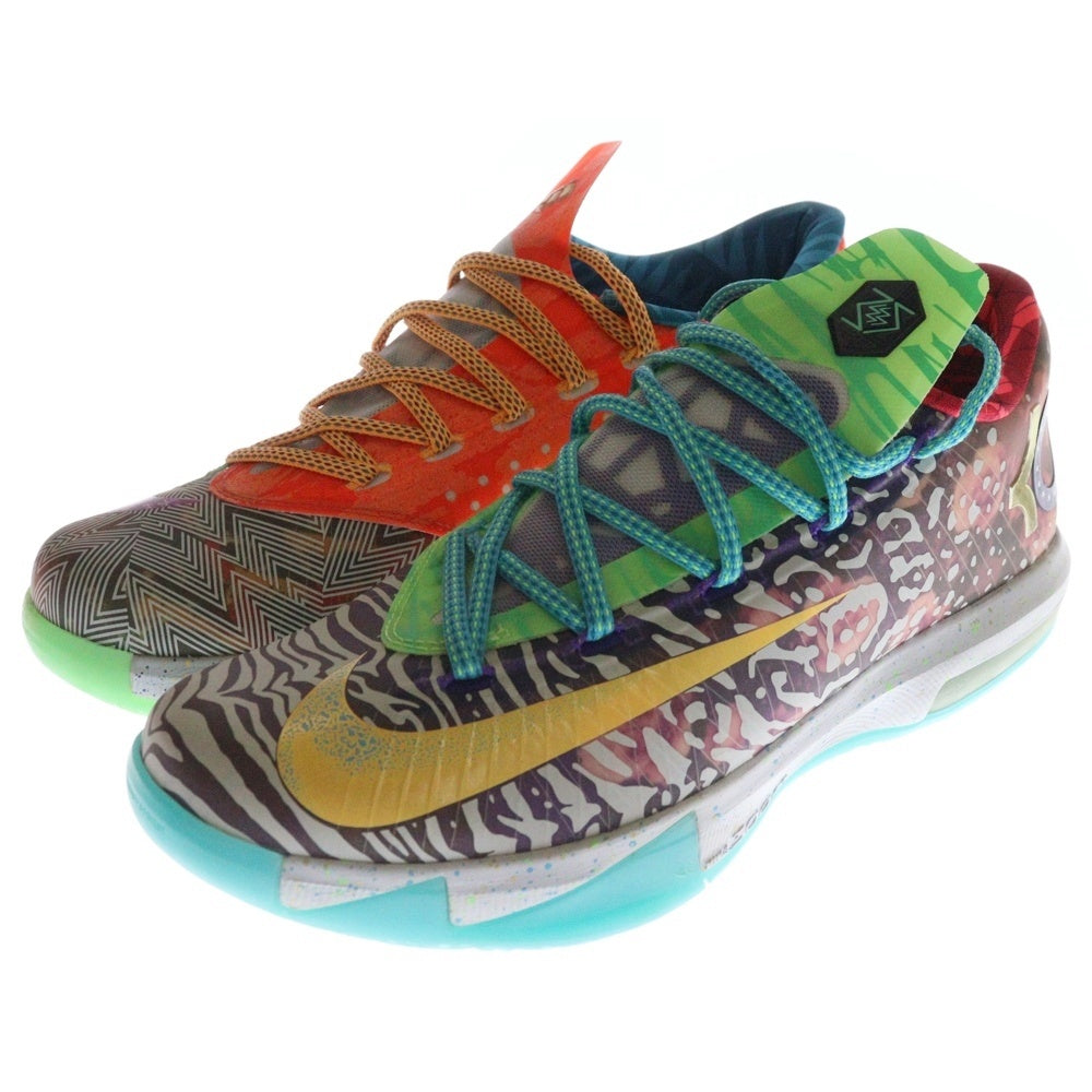 NIKE(ナイキ) KD VI PREMIUM WHAT THE KD ケビンデュラント プレミアム ワット ザ ローカットスニーカー マルチ US10/28cm 669809-500
