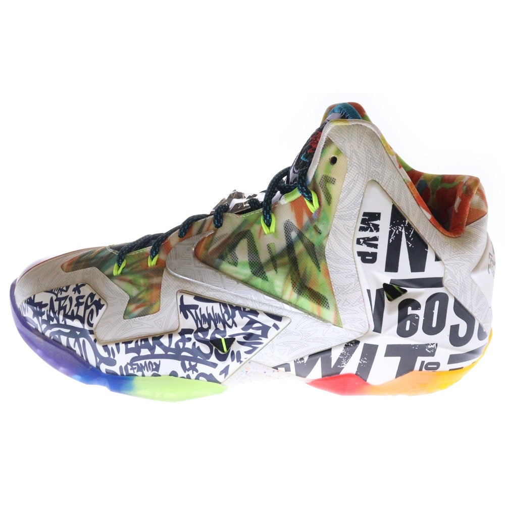 NIKE(ナイキ) LEBRON 11 PREMIUM WHAT THE 650884-400 レブロン11 ワットザ ハイカットスニーカー US11/29cm