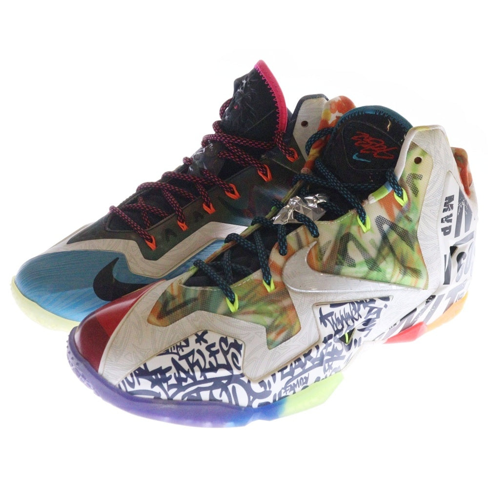 NIKE(ナイキ) LEBRON 11 PREMIUM WHAT THE 650884-400 レブロン11 ワットザ ハイカットスニーカー US11/29cm