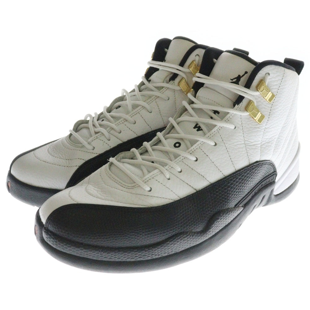 NIKE(ナイキ) 【観賞用 2013年製】AIR JORDAN 12 RETRO TAXI 130690-125 エアジョーダン12 タクシー ハイカットスニーカー US10.5/28.5cm ブラック/ホワイト