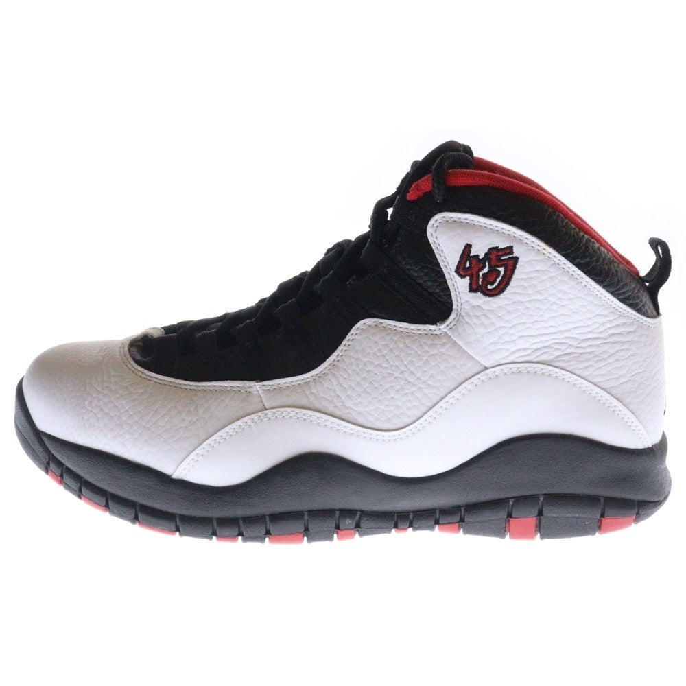 NIKE(ナイキ) 【観賞用 2015年3月製造】AIR JORDAN 10 RETRO DOUBLE NICKEL エアジョーダン10 レトロ ダブルニッケル ハイカットスニーカー ホワイト US10.5/28.5cm 310805-102