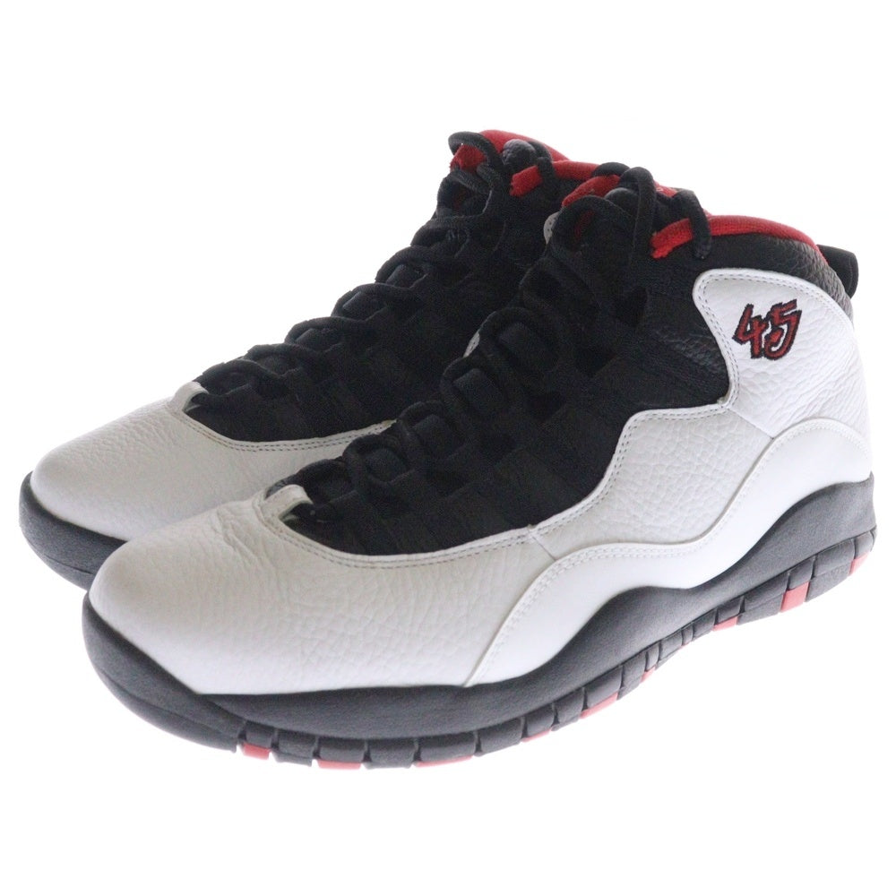 NIKE(ナイキ) 【観賞用 2015年3月製造】AIR JORDAN 10 RETRO DOUBLE NICKEL エアジョーダン10 レトロ ダブルニッケル ハイカットスニーカー ホワイト US10.5/28.5cm 310805-102