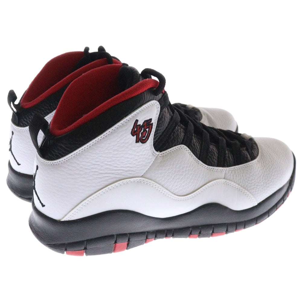 NIKE(ナイキ) 【観賞用 2015年3月製造】AIR JORDAN 10 RETRO DOUBLE NICKEL エアジョーダン10 レトロ ダブルニッケル ハイカットスニーカー ホワイト US10.5/28.5cm 310805-102