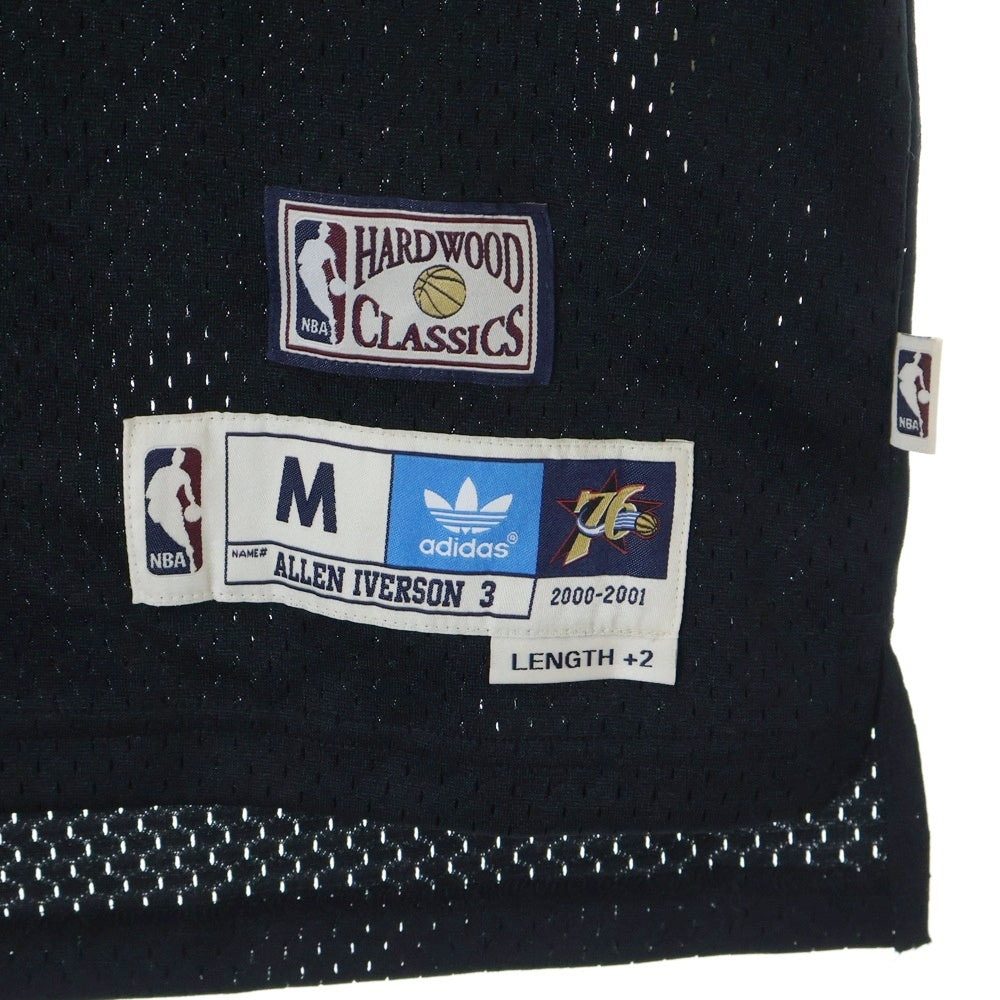 adidas Originals(アディダスオリジナルス) NBA PHILADELPHIA SIXERS IVERSON フィラデルフィアセブンティシクサーズ アイバーソン ゲームシャツ ブラック