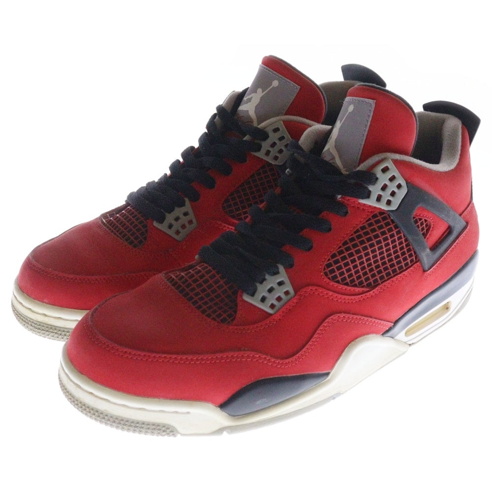 NIKE(ナイキ) AIR JORDAN 4 RETRO 308497-603 エアジョーダン4レトロ トロブラボー ハイカットスニーカーシューズ レッド US10.5/28.5cm