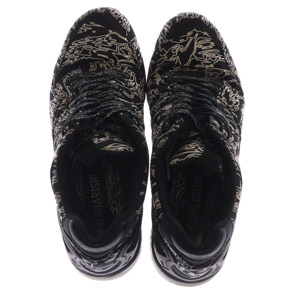 adidas Originals(アディダスオリジナルス) ×UNDEFEATED MAHARISHI ZX5000 B33981 アンディフィーテッド マハリシ ローカットスニーカー US10.5/28.5cm ブラック