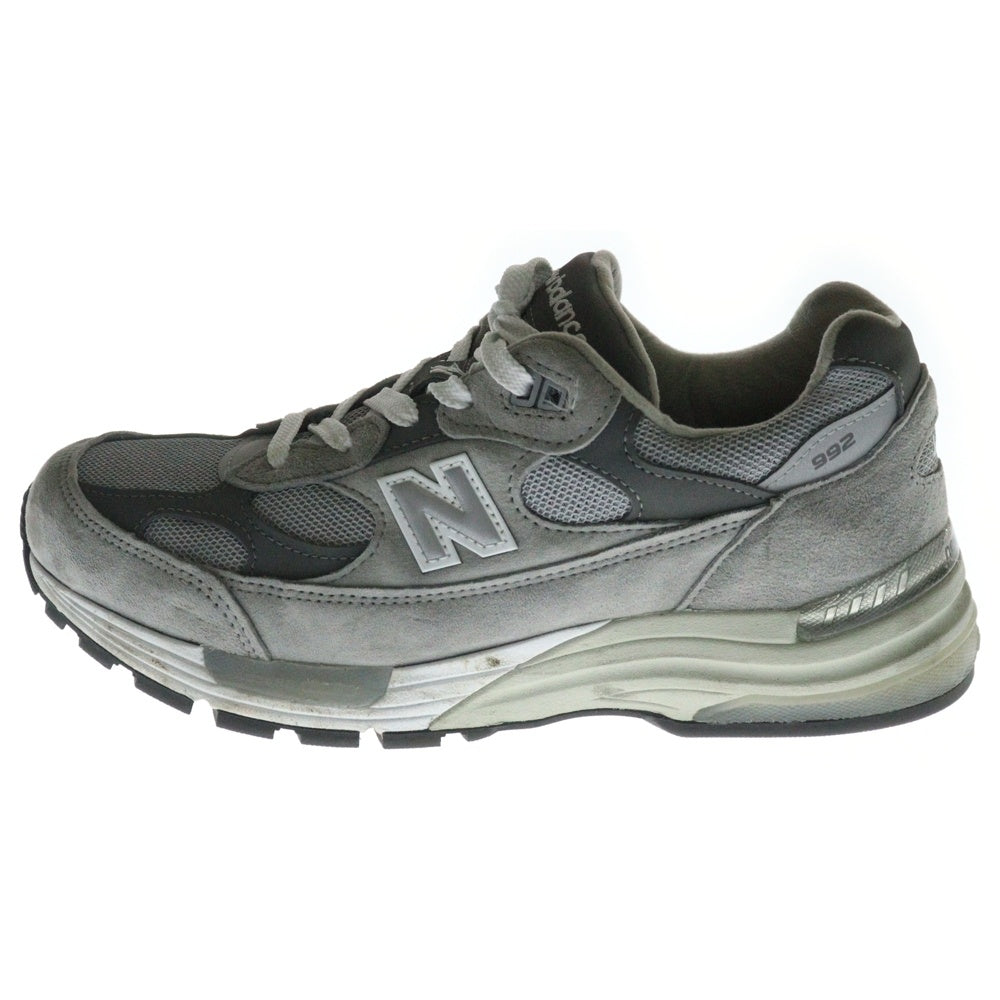 New Balance(ニューバランス) U992GY スエードローカットスニーカー グレー US8.5/26.5cm