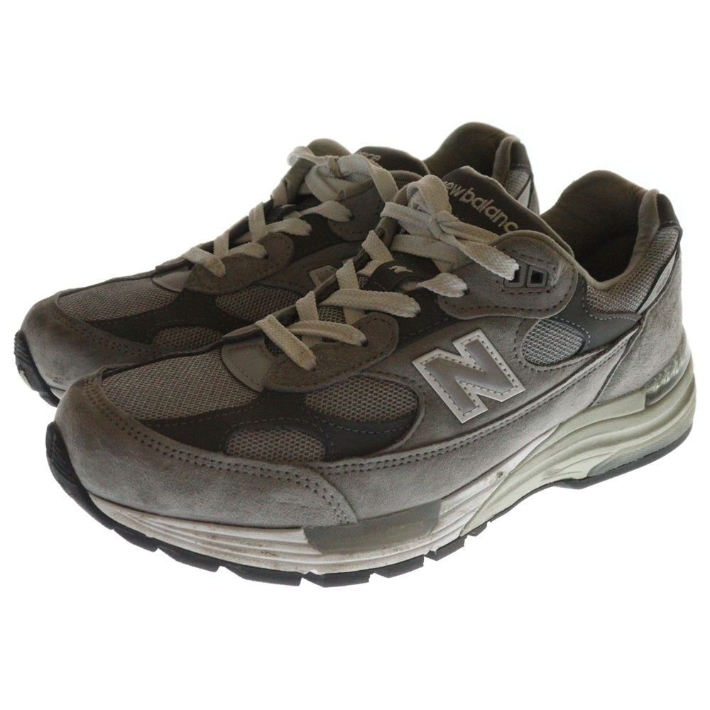 New Balance(ニューバランス) U992GY スエードローカットスニーカー グレー US8.5/26.5cm