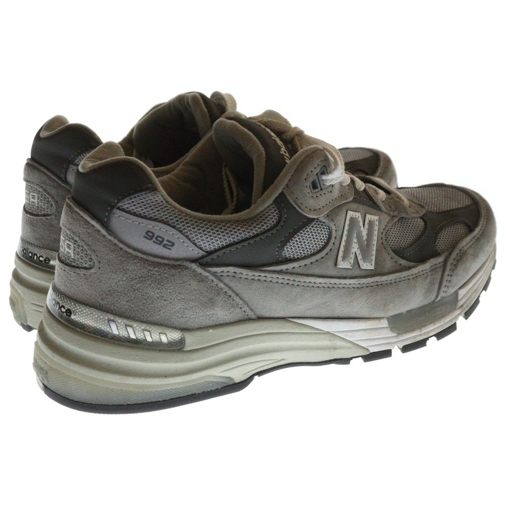 New Balance(ニューバランス) U992GY スエードローカットスニーカー グレー US8.5/26.5cm