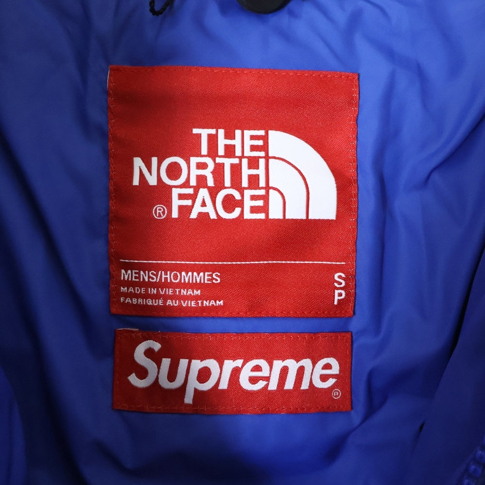SUPREME(シュプリーム) 23AW ×THE NORTH FACE Suede Nuptse Jacket ノースフェイス スウェード ヌプシ ジップアップダウンジャケット ブルー NF0A875N