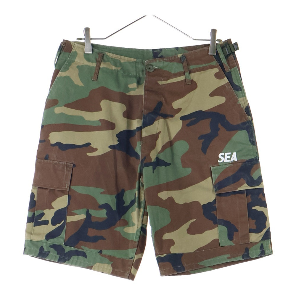 WIND AND SEA(ウィンダンシー) CARGO SHORTS カーゴショートパンツ カモ柄