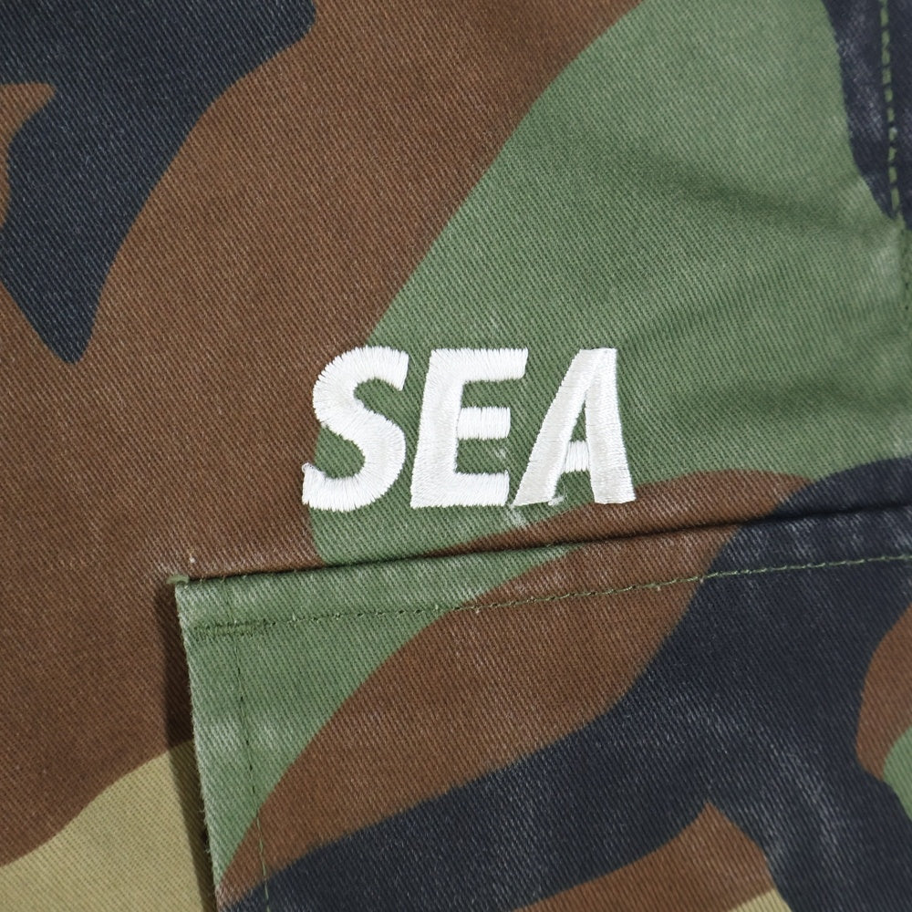 WIND AND SEA(ウィンダンシー) CARGO SHORTS カーゴショートパンツ カモ柄