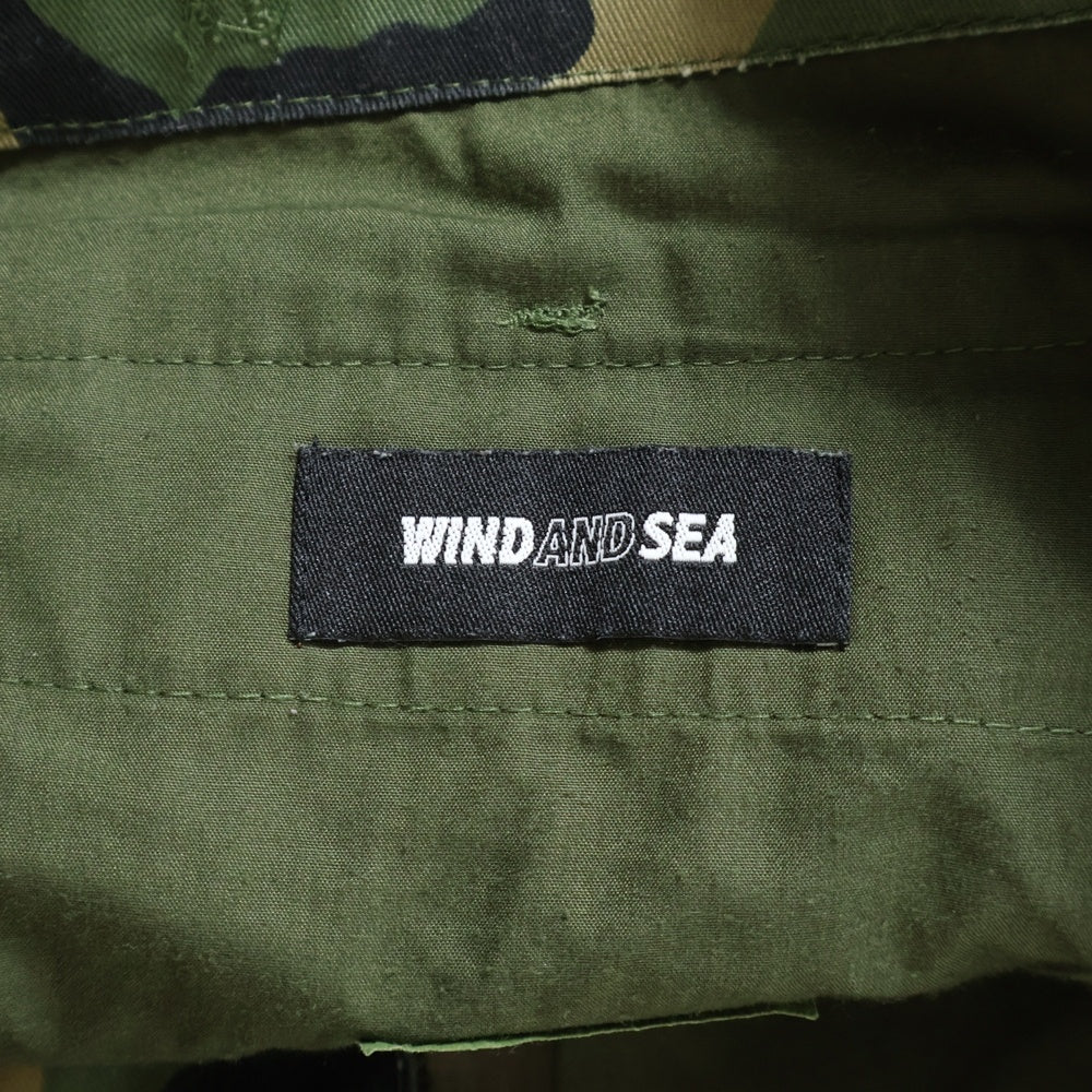 WIND AND SEA(ウィンダンシー) CARGO SHORTS カーゴショートパンツ カモ柄