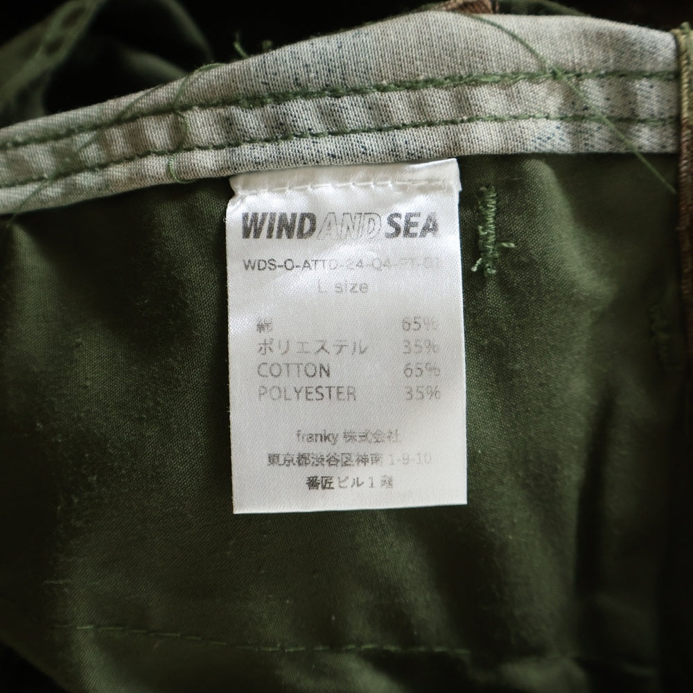 WIND AND SEA(ウィンダンシー) CARGO SHORTS カーゴショートパンツ カモ柄