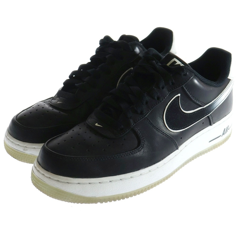 NIKE(ナイキ) ×Colin Kaepernick AIR FORCE 1 LOW CQ0493-001 コリン キャパニック エアフォースワン ローカットスニーカー ブラック/ホワイト US9/27.0cm