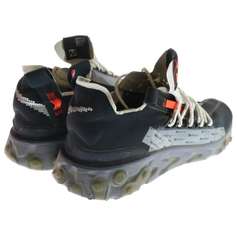 NIKE(ナイキ) REACT WR ISPA リアクト イスパ ローカットスニーカー ブラック US9.5/27.5cm AR8555-001