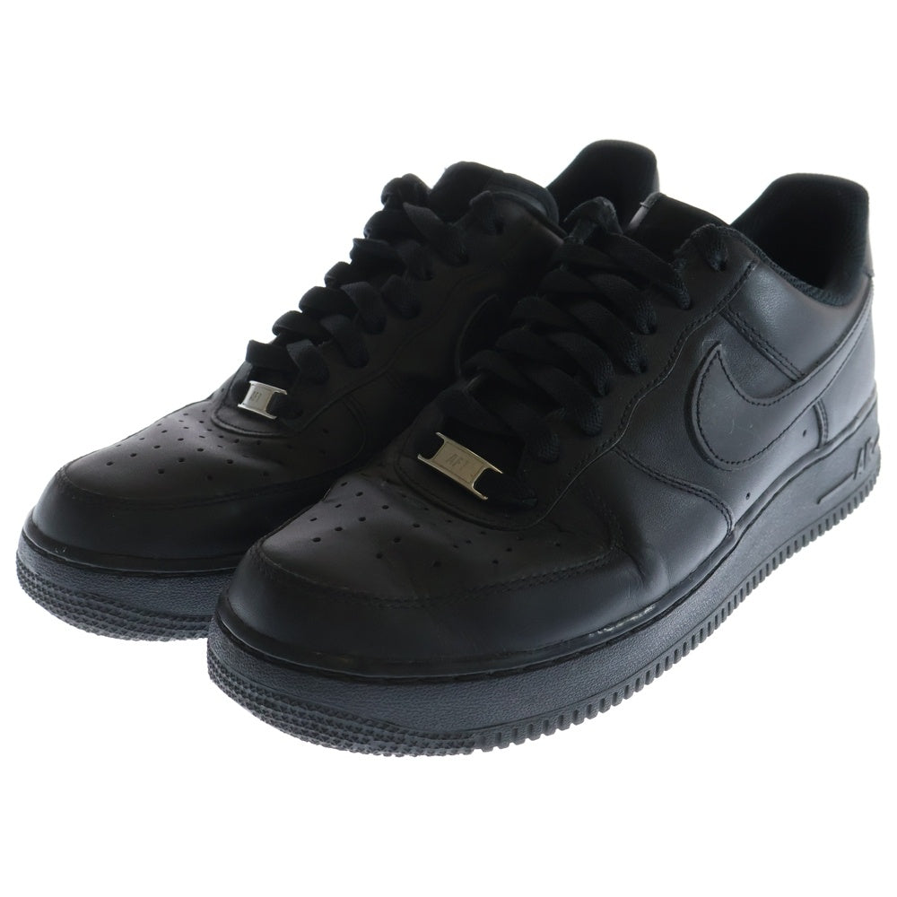 NIKE(ナイキ) AIR FORCE 1 07 315122-001 エアフォースワン 07 ローカットスニーカー ブラック US9/27.0cm