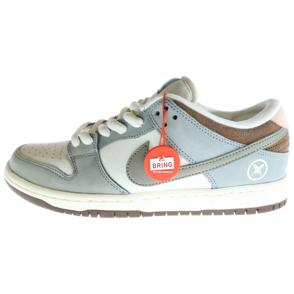 NIKE SB(ナイキエスビー) ×YUTO HORIGOME DUNK LOW PRO QS FQ1180-001 堀米雄斗 ダンク プロ クイックストライク ローカットスニーカー ホワイト/グレー US9/27.0cm