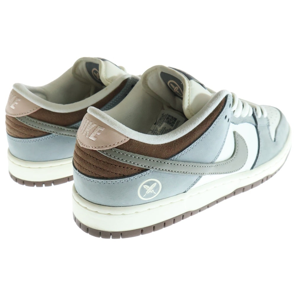 NIKE SB(ナイキエスビー) ×YUTO HORIGOME DUNK LOW PRO QS FQ1180-001 堀米雄斗 ダンク プロ クイックストライク ローカットスニーカー ホワイト/グレー US9/27.0cm