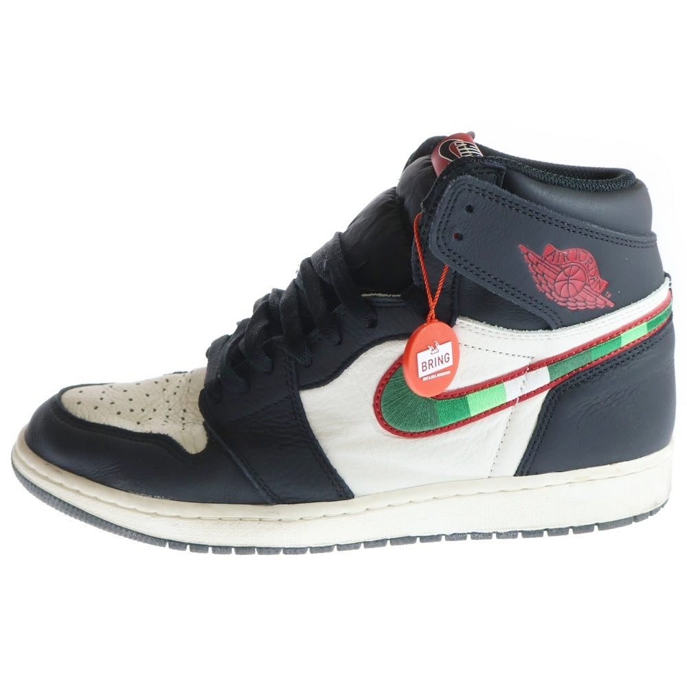 NIKE(ナイキ) AIR JORDAN 1 RETRO HIGH OG SPORTS ILLUSTRATED 555088-015 エアジョーダン1 レトロ スポーツイラストレイテッド ハイカットスニーカー US10.5/28.5cm