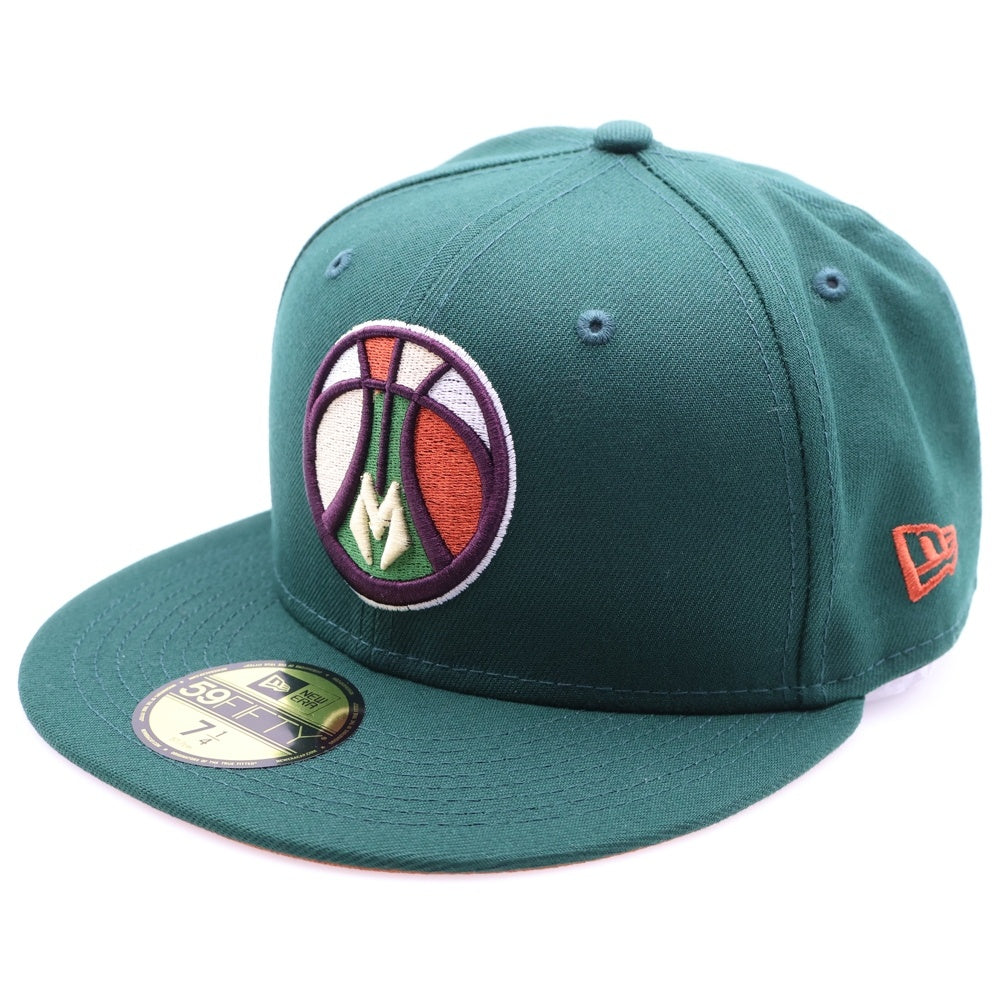 NEW ERA(ニューエラ) 59FIFTY Turkey Dinner ミルウォーキーバックス 6パネル ベースボールキャップ グリーン