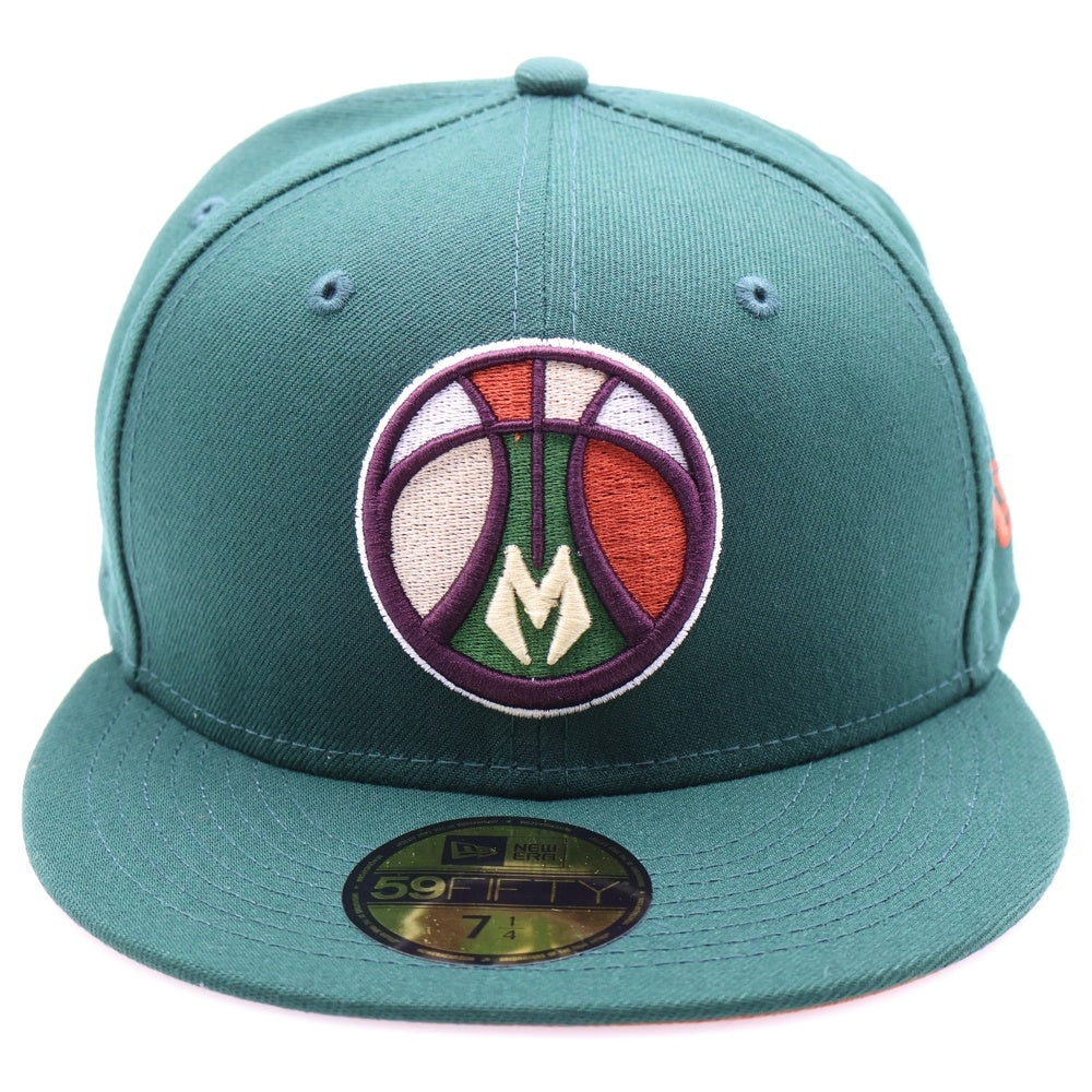 NEW ERA(ニューエラ) 59FIFTY Turkey Dinner ミルウォーキーバックス 6パネル ベースボールキャップ グリーン