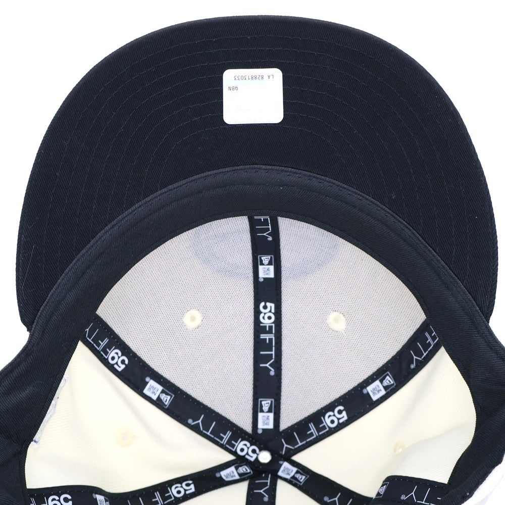 NEW ERA(ニューエラ) 59FIFTY Steeles スティラーズ 6パネル ベースボールキャップ ホワイト