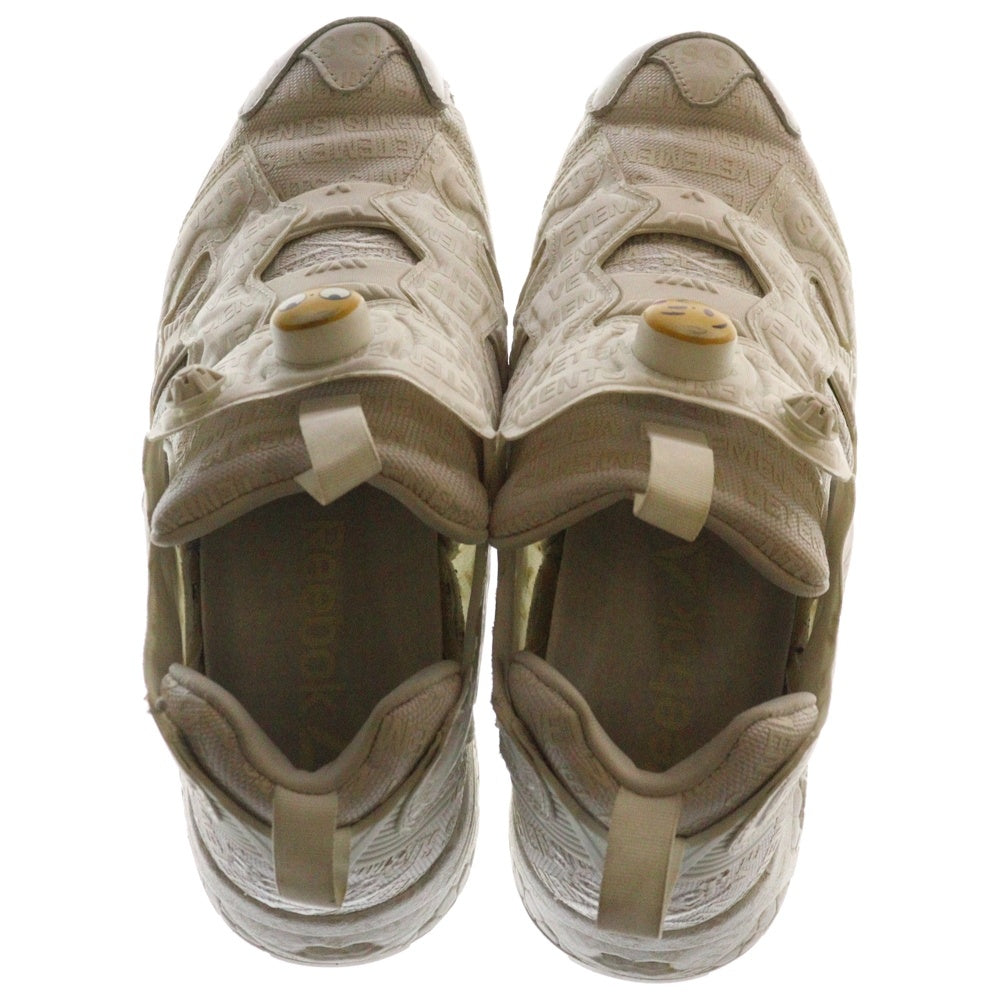 VETEMENTS(ヴェトモン) 18SS×Reebok INSTAPUMP FURY VET EMOJI リーボック エモジ インスタポンプフューリー ローカットスニーカー US10/28cm ホワイト