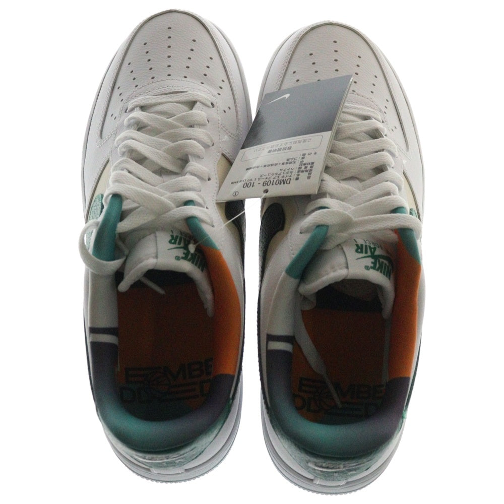 NIKE(ナイキ) AIR FORCE 1 07 LV8 EMB DM0109-100 エアフォース1 ローカットスニーカー US8.5/26.5cm ホワイト