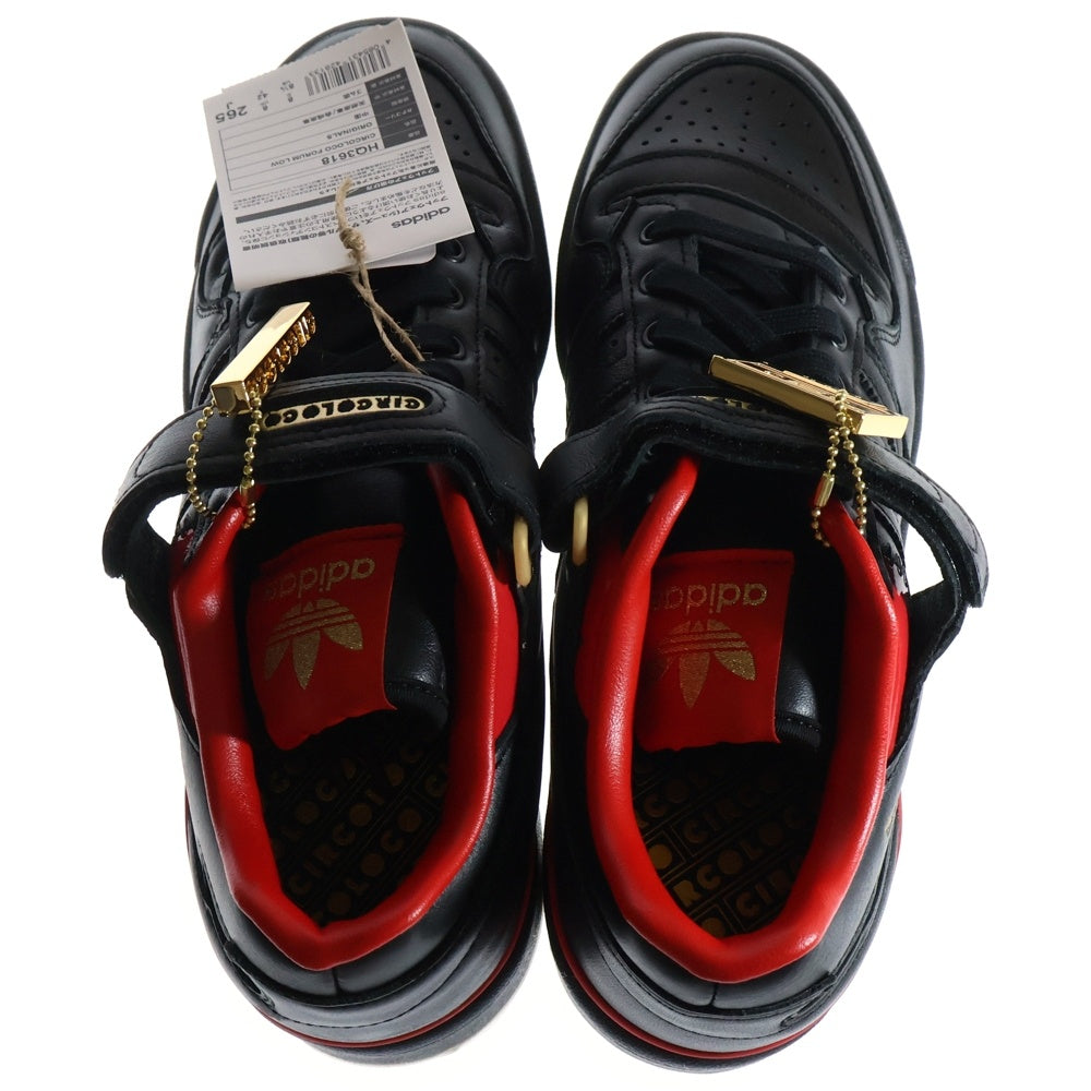 adidas(アディダス) CIRCOLOCO FORUM LOW HQ3618 シルコロコ フォーラム ローカットスニーカー US8.5/26.5cm ブラック