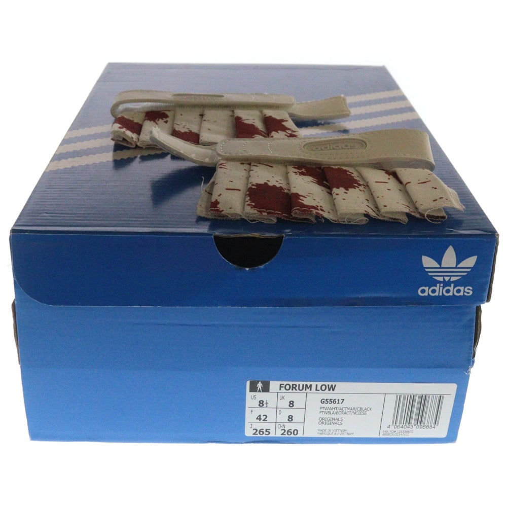 adidas(アディダス) HALLOWEEN COLLECTION FORUM LOW G55617 ハロウィーン コレクション フォーミュラ ローカットスニーカー ホワイト US8.5/26.5cm